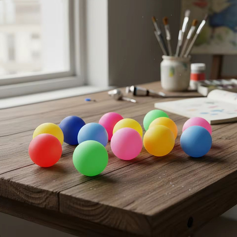 50Pcs Multicolor Plastic Ping  - Table Tennis Olympics recension och pris