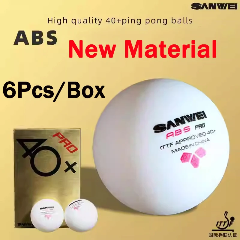 6pcs/box New Material SANWEI A - Table Tennis Olympics recension och pris