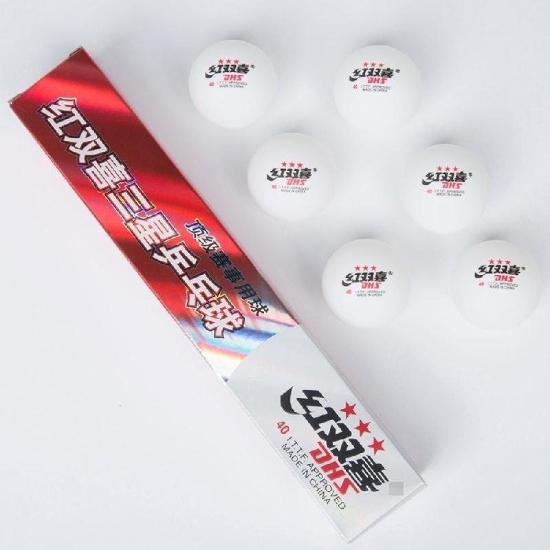 6 Pcs New 3-Star Ping Pong Bal - Table Tennis Olympics recension och pris